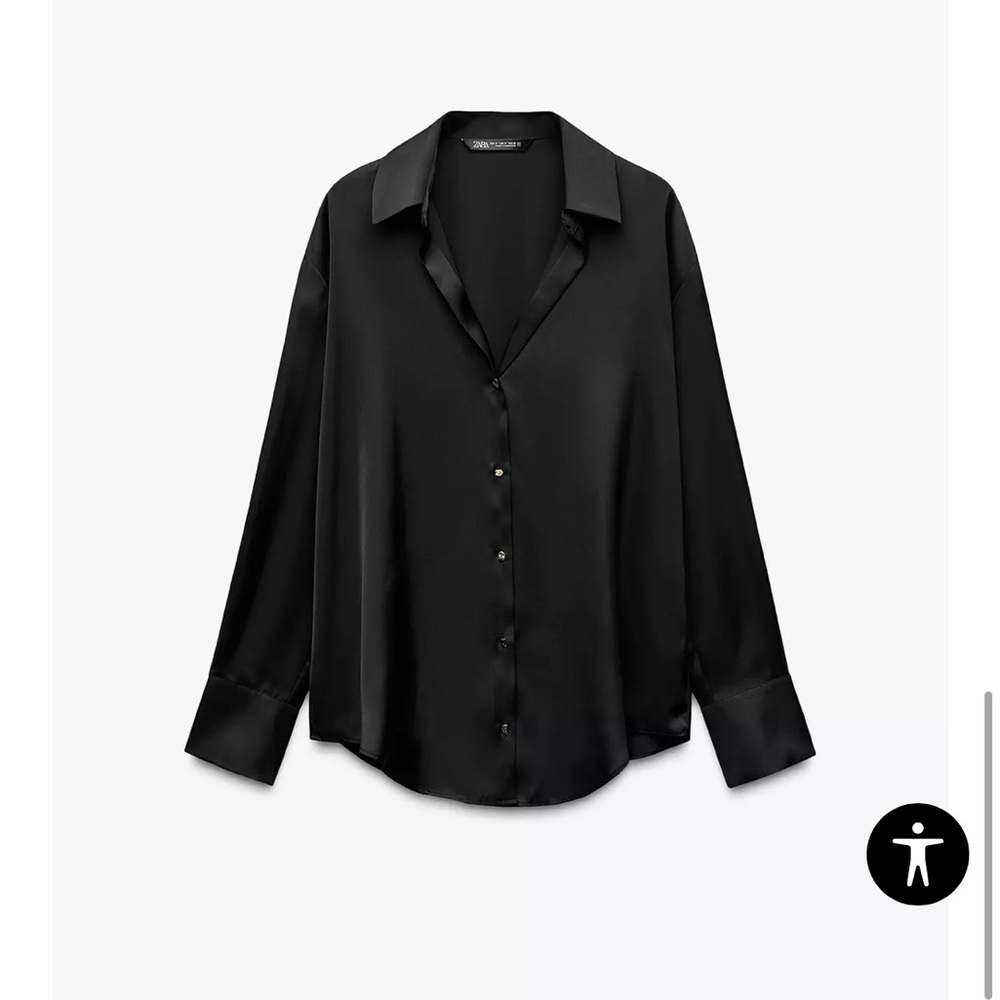 Zara Black Blouse